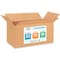 Idl Packaging 32 in x 16 in x 16 in Shipping Box, Kraft, Corrugate, Single Wall, 200#, 15 PK B-321616-15 - alternate 1